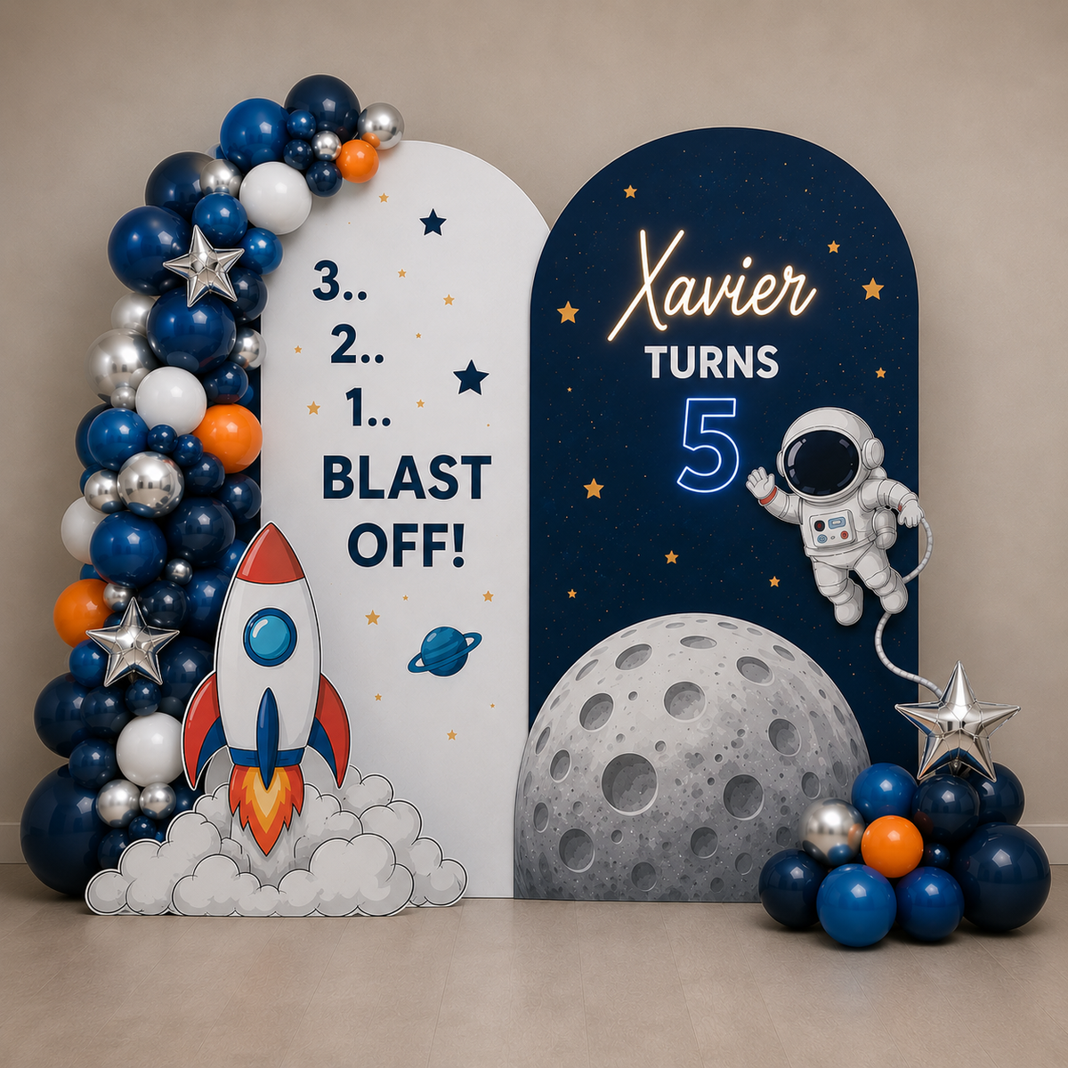 Space Theme Backdrop