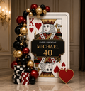Poker theme KING OF HEARTS