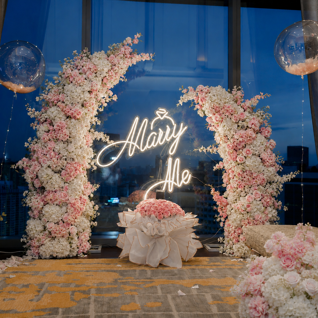 . Wedding Floral Arch
