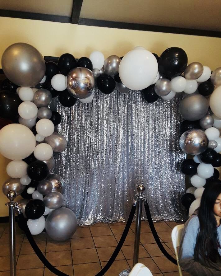 . Tinsel Backdrop