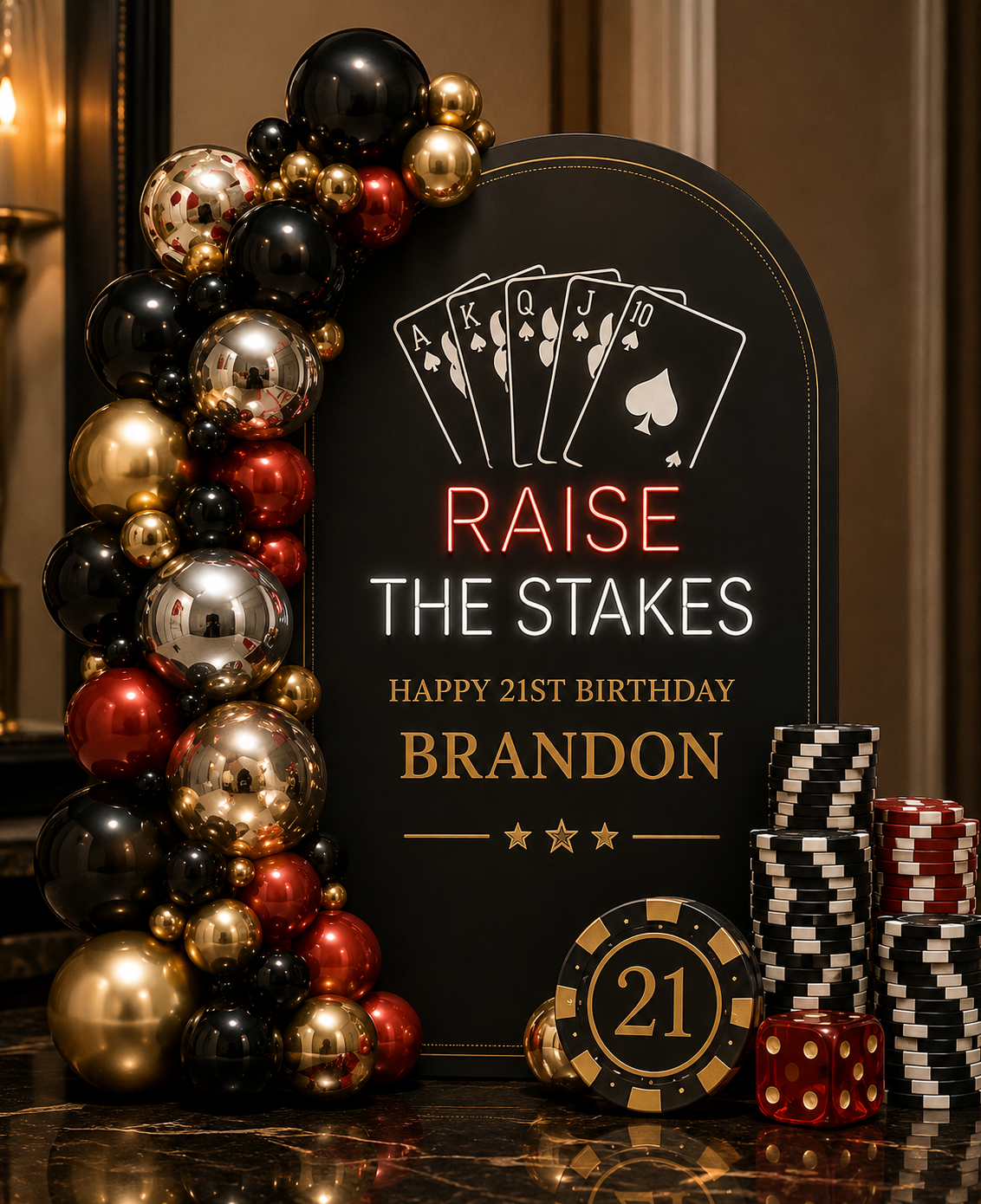 Poker theme Texas holdem