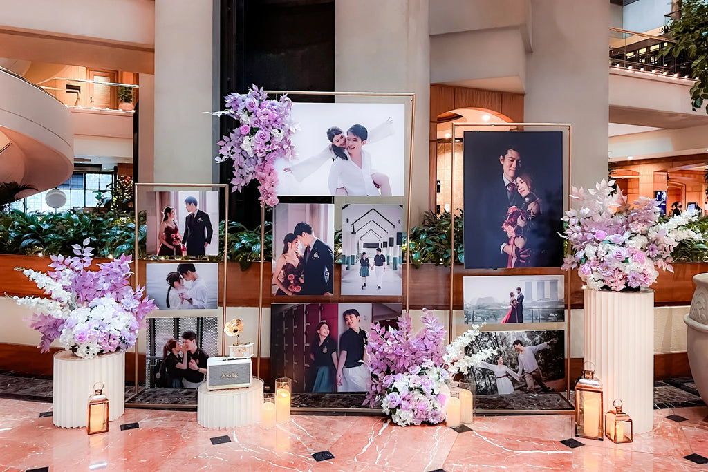 Framed Photo Display 3 panel