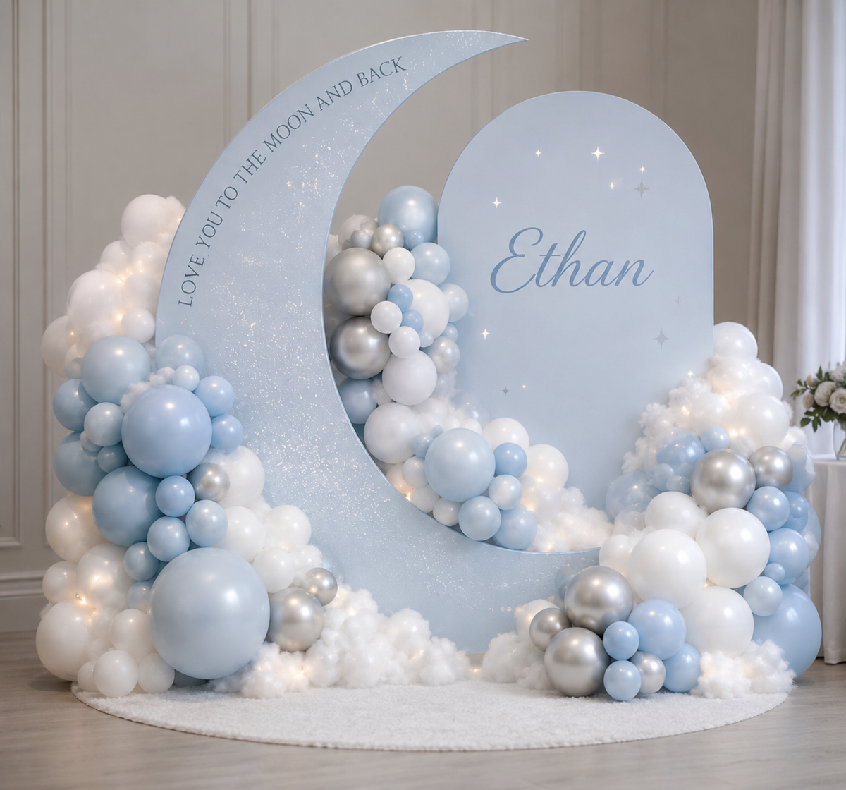 Arch moon style blue