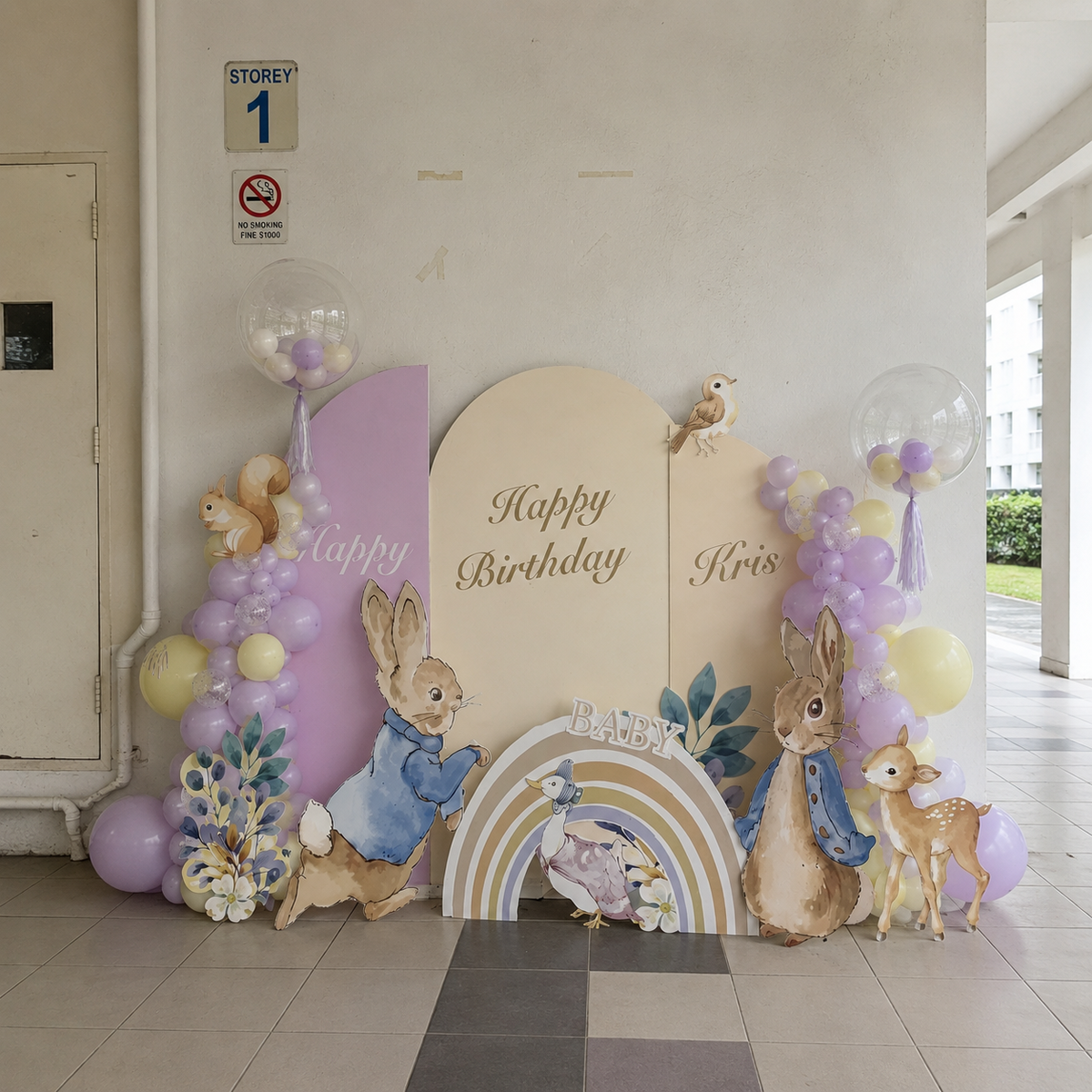 Bunny Backdrop