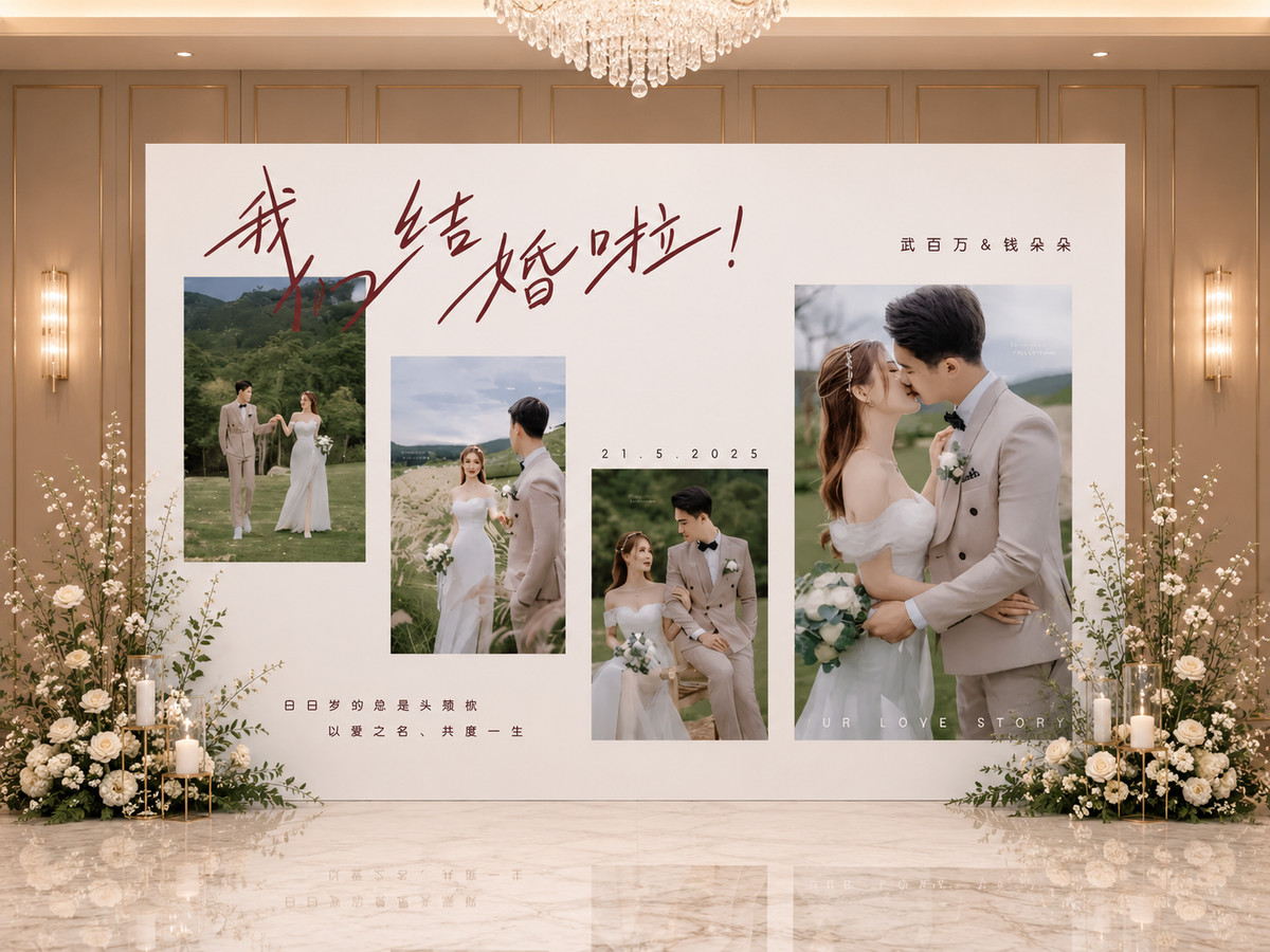 Photo Wedding Backdrop