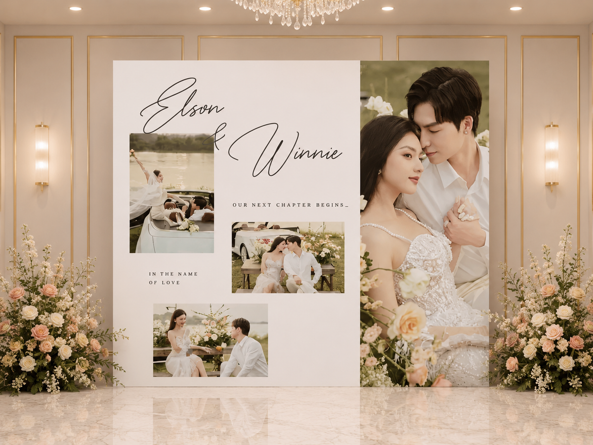 Photo Wedding Backdrop