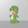 Custom dino cutout