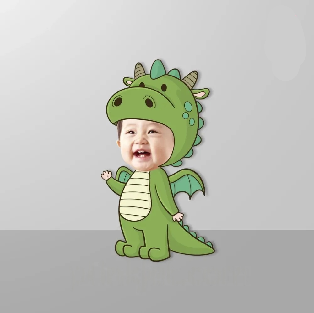 Custom dino cutout