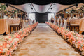 . Aisle Walkway Floral Decoration