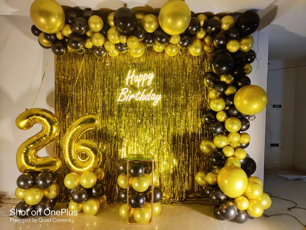 . Tinsel Backdrop
