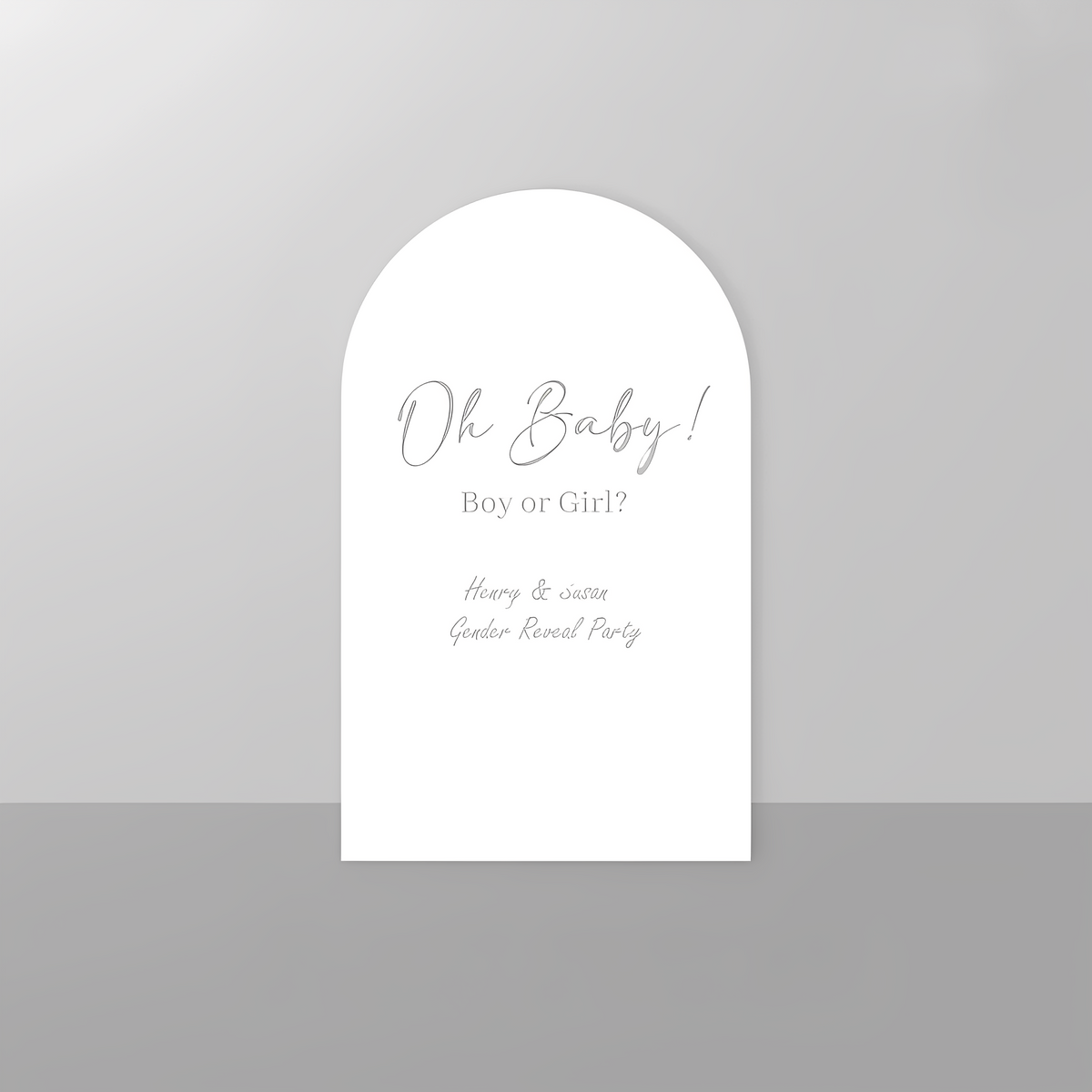 Gender Reveal Backdrop