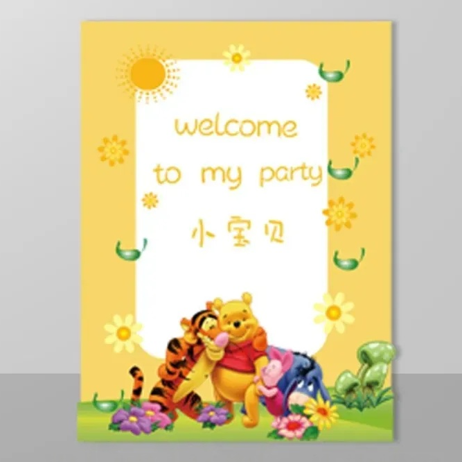 Winnie the Poo welcome board