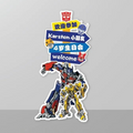 Transformer welcome board