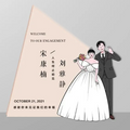 Wedding Welcome Board 19