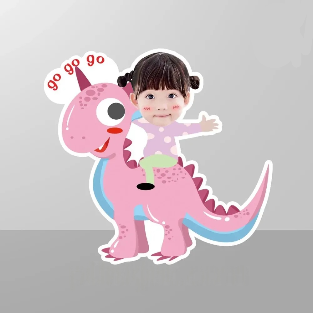 Custom dino cutout