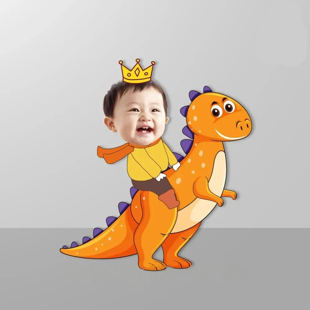 Custom dino cutout