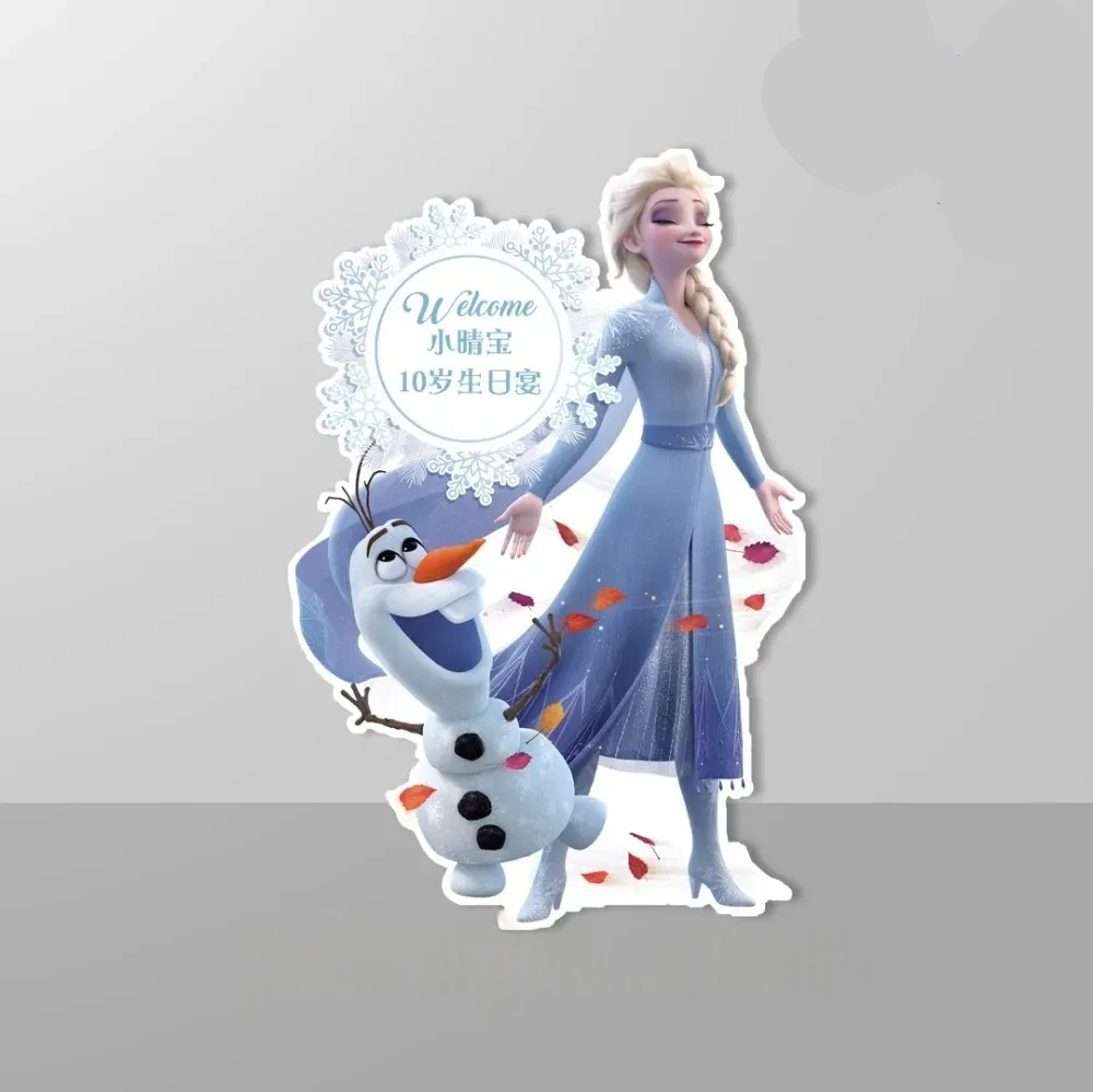 Frozen theme welcome board