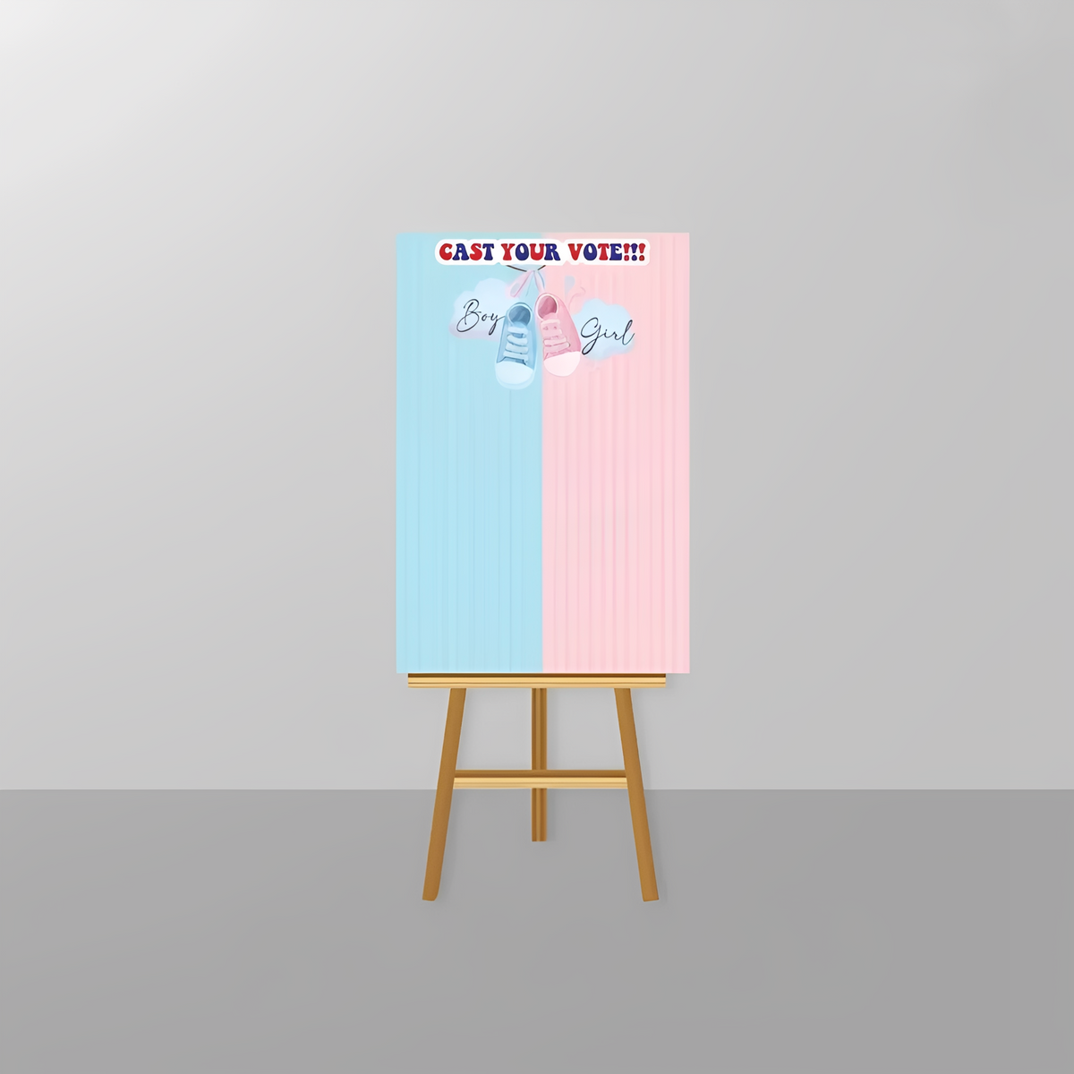 Gender Reveal Voting Board
