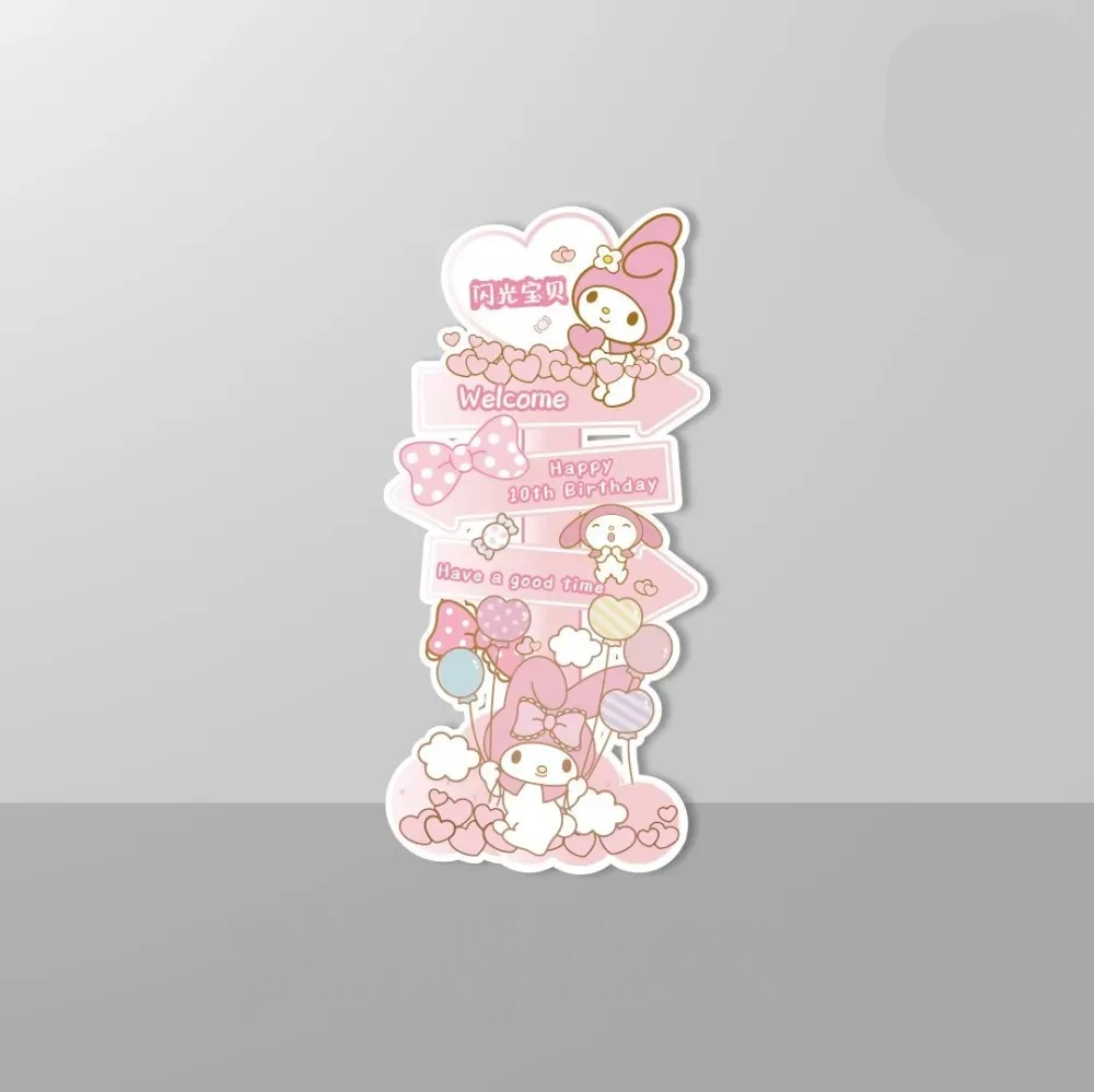 My Melody theme welcome board