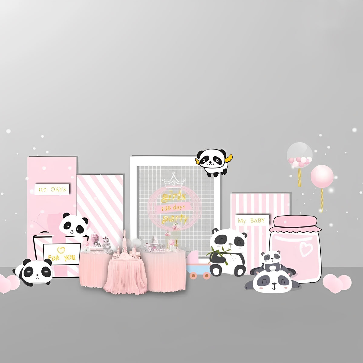 Panda Backdrop